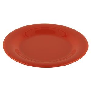 GET Diamond Rio Orange Melamine 7.5" dia. Wide Rim Plate - 4 Doz - WP-7-RO