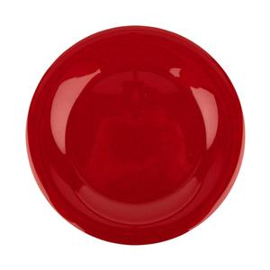 GET Red Sensation Melamine 9in dia. Wide Rim Plate - 2dz - WP-9-RSP 