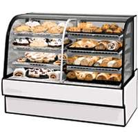 Federal Industries Federal 50in x 48in Dual Zone Curved Glass Bakery Case - CGR5048dz 