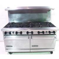 used 10 burner commercial stove