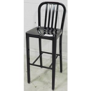 Used Black Metal Barstool (Set of Six) 