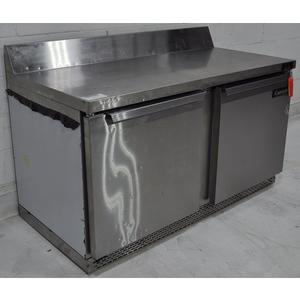 Used Continental Refrigerator 60in Stainless Work Top Prep Freezer - SWF60-BS 
