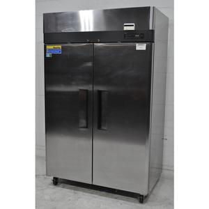 Used Turbo Air 47cuft reach-In Refrigerator Stainless Steel 2 Solid Doors - M3R-47 