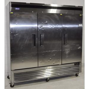 Used Atosa 71 Cu.ft Triple Door Bottom Mount Reach-In Freezer - MBF8504GR