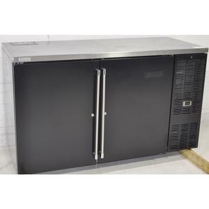 Used Perlick 60" Two Door Refrigerated Self-Contained Back Bar Cooler - BBS60-RO