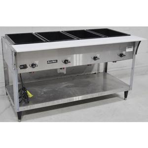Used Vollrath ServeWell 4 Well stainless steel Food Steam Table 120V - 38204 