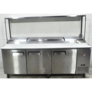 Used 93in Pizza Prep Table Refrigerator - USPV-93