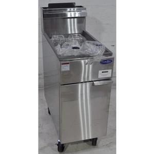 Used Atosa CookRite 40lb Heavy Duty Gas Fryer with 3 Burners - ATFS-40 