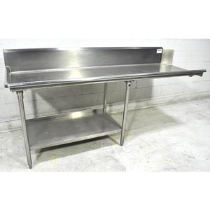 Used 30"x 90" Stainless Steel Clean Left Side Dish Table