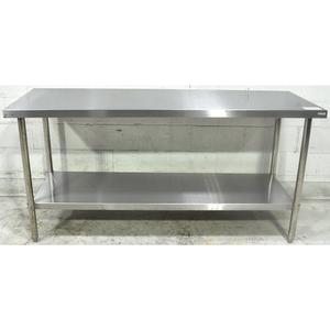 Used Sani Safe All Stainless Steel Work Table (72x24) 