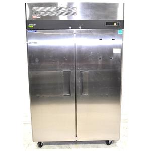 Used Turbo Air 42.1cuft Two Door Stainless Steel Reach-In Freezer - M3F47-2-N 