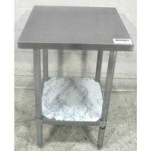 Used 24x24 Stainless Steel Work Table with Galvanized Legs - WT-2424 