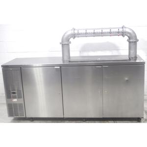 Used Perlick 84in Stainless Steel Direct Draw beer cooler Refrigerator - DDS84 