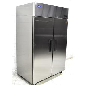 Used Atosa Top Mounted 2 Section Solid Door Reach-In Refrigerator - MBF8005GR