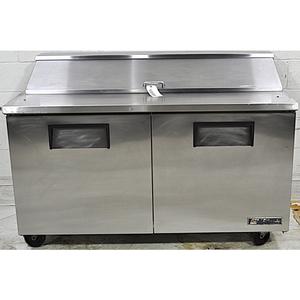 Used True 60in Stainless Sandwich Salad Prep Cooler 15.5 CuFt - TSSU-60-16