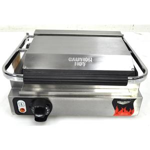 Used Vollrath 40794 Cayenne 16" x 9.5" Single Cast Iron Panini Grill Ribbe - TS17001