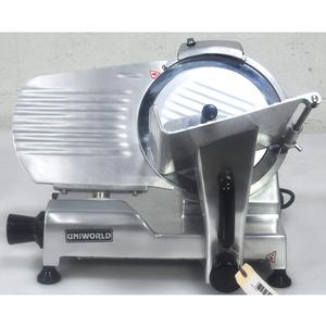 Used Uniworld Food Service Equipment Meat Slicer Manual Belt Driven - SL-10E 