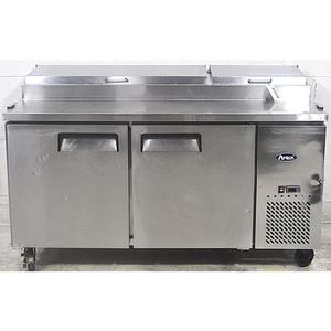 Used Atosa 67" Double Section Refrigerated Pizza Prep Table - MPF8202