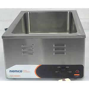 Used Nemco countertop Food Warmer For Full Size 12in x 20in stainless steel Pan - 6055A 