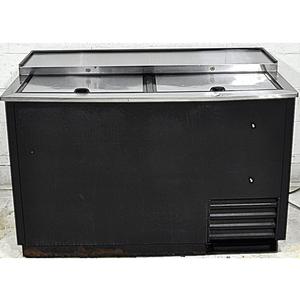 Used True 18 Deep Well Horizontal Bottle Cooler, Slide Lid, 50" W - TD-50-18