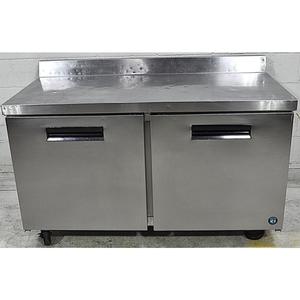 Used Hoshizaki WR60A 17.55 cf 2 Door Reach-In Worktop Refrigerated Counfer - CRMR60-W