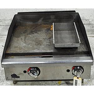 Used Star Countertop 24in Thermostatic Gas Griddle - 624TF 