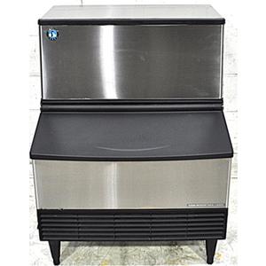 Used Hoshizaki 285lb KM Series Crescent Cube Ice Machine with Bin - KM-301BAJ 