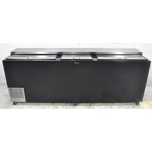 Used Perlick 96" Flat Top Self-Contained Sliding Door Bottle Cooler - BC96-1