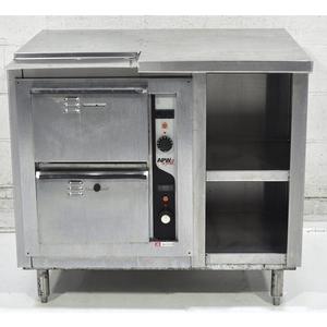 Used APW Wyott X*PERT Built-In Double Drawer Holding Food Warmer - HDDS-2B