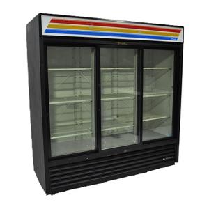 Used True 3 Sliding Glass Door Merchandising Beverage Display Cooler - GDM-69