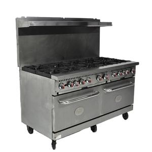 Used CPG Natural Gas 10 Burner 60" Range with 2 Standard Ovens - S60-N