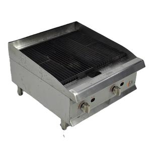 Used CPG 24in Gas Countertop Lava Briquette Charbroiler - 80,000 BTU - 351CLCPG24NL