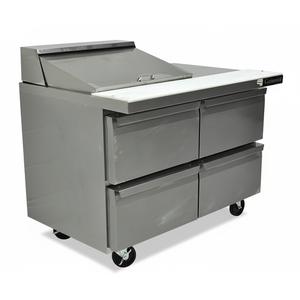 Used Continental Refrigerator 4 Drawer Refrigerated Sandwich Prep Table - SW48-12M