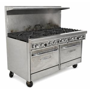 Used Southbend 4601DD Ultimate 60" 10-Burner Restaurant Range 2 Std. Ovens - NAT