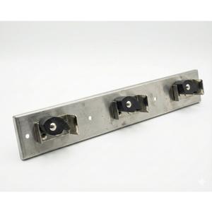 T&S Brass 17in Stainless Steel Mop Hanger with 3 Rubber Grips - B-0653 