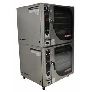 Used Blodgett CNVX-14G Double Stack Gas Convection Oven - Natural Gas - 130K BTU 