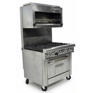Used Southbend 4361D 36" 6-Burner Range w/ Oven & Salamander