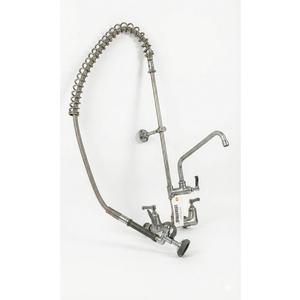 Used Wall Mount Pre-Rinse Faucet with Add-On Spout 