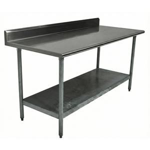 Used Advance Tabco KMG-306 Economy Work Table 30 x 72 w / Back Splash 