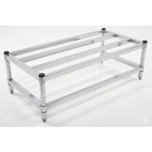 Used Metro Stainless Steel Dunnage Rack 47.5x24.5x16 