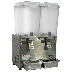 Used Crathco D25-3 Classic (2) 5 Gallon Bowl Cold Beverage Bubbler
