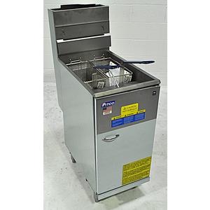 Used Pitco 35C+S-LP 35lb Capacity Gas Deep Fryer LP GAS Used Pitco 35C+S-LP 35lb Capacity Gas Deep Fryer LP GAS