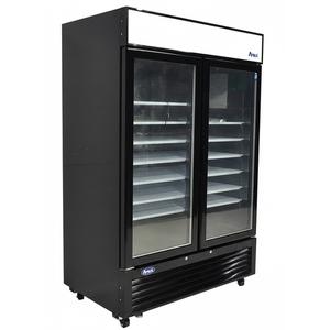 Used Atosa MCF8723GR 54in Double Glass Door Refrigerator - 13-Shelf Configuration 
