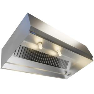 Pre-Owned Superior Hoods VSE54-06ETL 24 FRONT VSE54-06ETL 24in Front stainless steel Restaurant Grease Hood 
