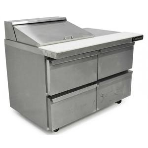 Used Continental Refrigerator SW48-12M 48in Mighty Top 4-Drawer Prep Table Used Continental Refrigerator SW48-12M 48in Mighty Top 4-Drawer Prep Table