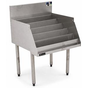Used Perlick TS24LS 24in 5-Tier Underbar Liquor Bottle Display Storage Rack 
