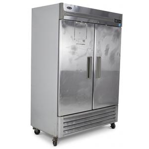Used Superior R49-S 55in Two-Door Commercial Reach-In Refrigerator 