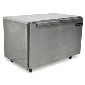 Used Continental Refrigerator DLUC-48-SS 48" Two Door Undercounter Cooler