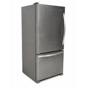 Used Whirlpool SWWRB322DMBM0048 22.1 Cu Ft Bottom Freezer Refrigerator