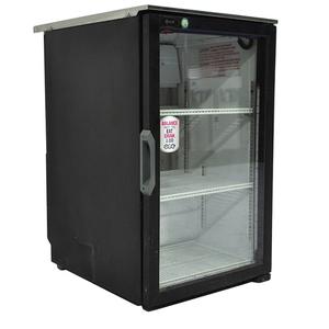Used Q.B.D. Cooling Systems DC6LP-HC 20 3/8" Countertop Swinging Glass Door Refrigerator